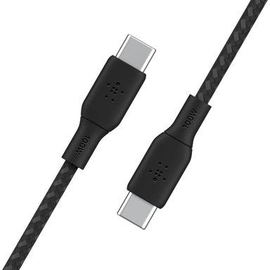 CABLE BELKIN TRENZADO USB-CTO USB-C 100W CABLE 2M - 4