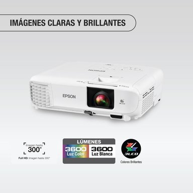 PROYECTOR EPSON POWERLITE X49 3LCD XGA 3600 LÚMENES - 3
