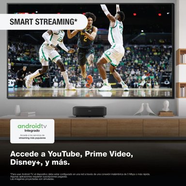PROYECTOR EPSON 4K LS650 ANDROID TV ALCANCE CORTO - 5