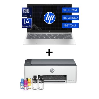LAPTOP HP 15-FD1255LA + IMPRESORA HP SMART TANK 580
