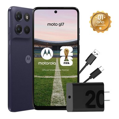 MOTOROLA G17 4GB+128GB ARANDANO - 1