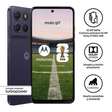 MOTOROLA G17 4GB+256GB ARANDANO - 3