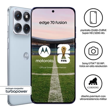 MOTOROLA EDGE 70 FUSION 8GB+256GB CELESTE - 2