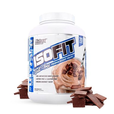 PROTEÍNA AISLADA NUTREX ISOFIT 5LB CHOCOLATE