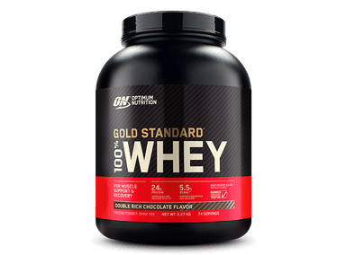 SUPLEMENTO OPTIMUM NUTRITION GOLD STANDARD WHEY 5 LB DOUBLE RICH CHOCOLATE