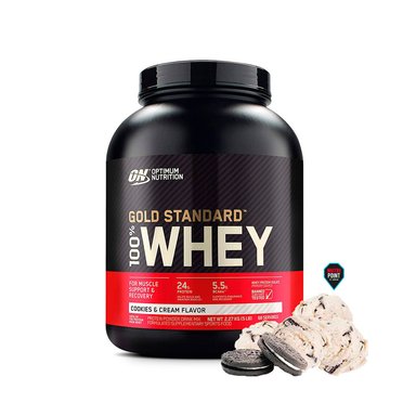 PROTEÍNA GOLD STANDARD WHEY 5LB COOKIES AND CREAM - OPTIMUM NUTRITION