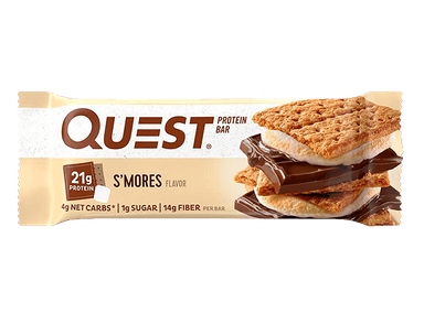 BARRAS DE PROTEÍNA QUEST NUTRITION SMORES 60GR