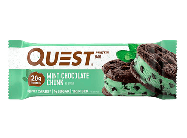 BARRAS DE PROTEÍNA QUEST NUTRITION MINT CHOCOLATE CHUNK 60GR