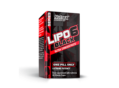 QUEMADOR DE GRASA NUTREX LIPO-6 BLACK DE-2452 60 UNIDADES ULTRA CONCENTRADO