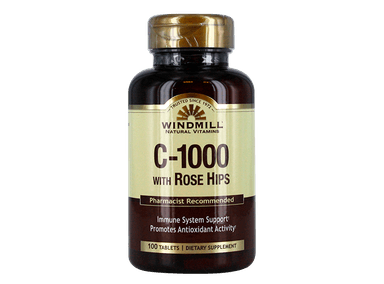 VITAMINA C 1000 WINDMILL CON ROSA CANINA