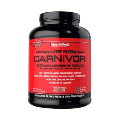 PROTEÍNA MUSCLEMEDS CARNIVOR 4.5LB CHOCOLATE CON CREATINA