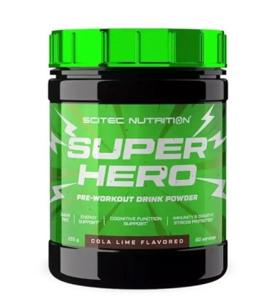 SUPER HERO COLA-LIME 285G - SCITEC NUTRITION