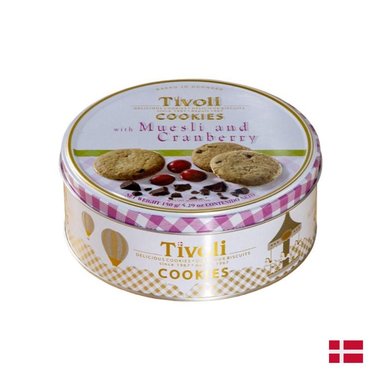 GALLETAS DULCES  TIVOLI - MUESLI Y CRANBERRY COOKIES X 150 GR - 1