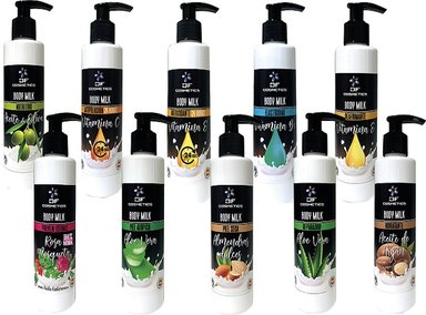 CREMA HIDRATANTE CIEN FRAGANCIAS BODY MILK NUTRITIVO ACEITE OLIVA MUJER 200 ML