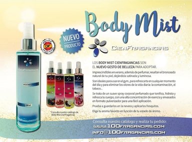 FRAGANCIA CIEN FRAGANCIAS CORPORAL PERFUMADO FRESA MUJER BODY MIST 200 ML