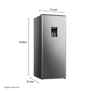 REFRIGERADORA INDURAMA TOP FREEZER DEFROST 177 LITROS RI-289D CON DISPENSADOR AGUA - 4