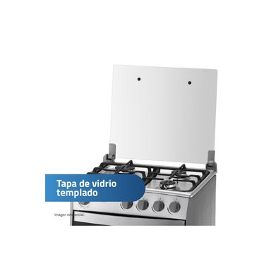 COCINA DE PIE A GAS INDURAMA 4 QUEMADORES CORUÑA INOX - 5