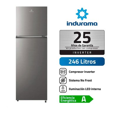 REFRIGERADORA INDURAMA RI-389I 246LT NO FROST - SILVER