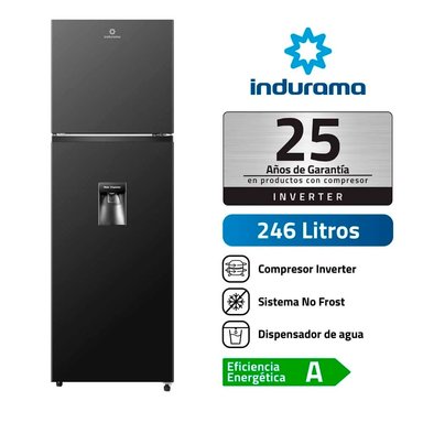 REFRIGERADORA INDURAMA 246 LITROS RI-389DNI CON DISPENSADOR DE AGUA