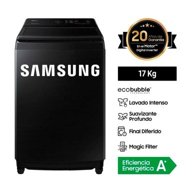 LAVADORA AUTOMÁTICA SAMSUNG 17 KG WA17CG6441BV - 1