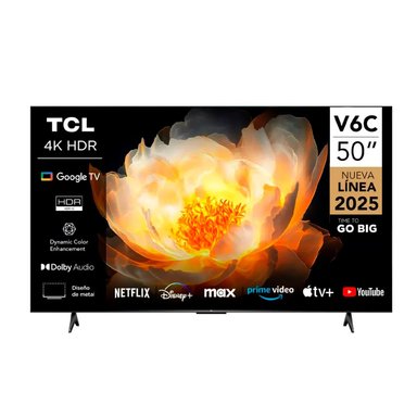 TELEVISOR TCL SMART UHD 4K 50 GOOGLE TV 50V6C NUEVO MODELO