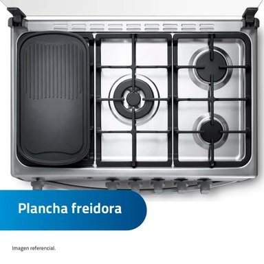 COCINA A GAS INDURAMA 5 HORNILLAS CANTABRIA QUARZO - 6