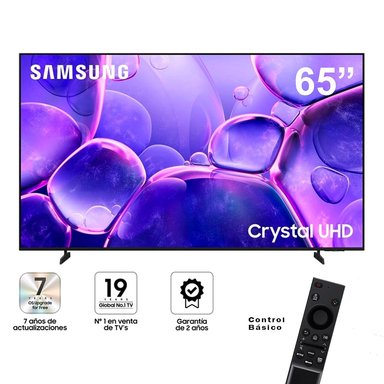 TELEVISOR SAMSUNG 65 SMART CRYSTAL UHD 4K UN65U8000FG NUEVO MODELO - 1