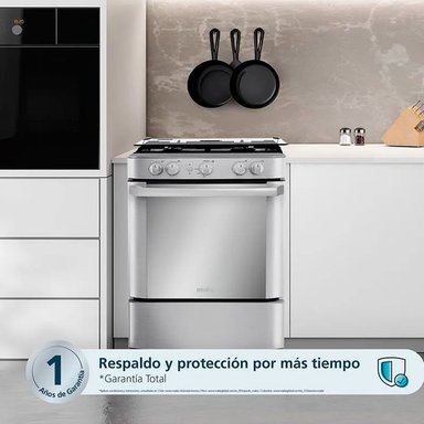 COCINA MABE A GAS 4 HORNILLAS CMP6030FX1 INOX - 6
