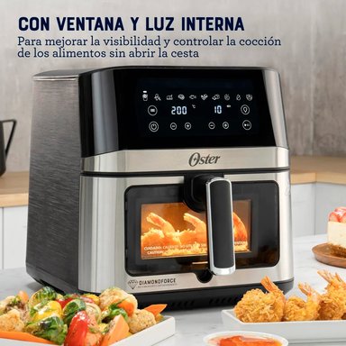 FREIDORA DE AIRE DIGITAL OSTER CKSTAF75WDSSDF 7.5 LITROS - 7