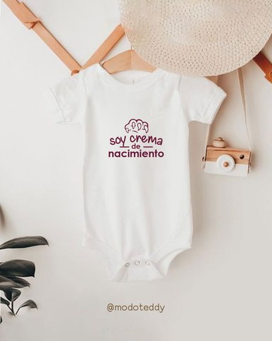 BODY UNISEX MODO TEDDY BLANCO SOY CREMA NACIMIENTO