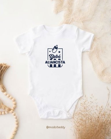 BODY UNISEX MODO TEDDY BLANCO BEBÉ ALIANCISTA