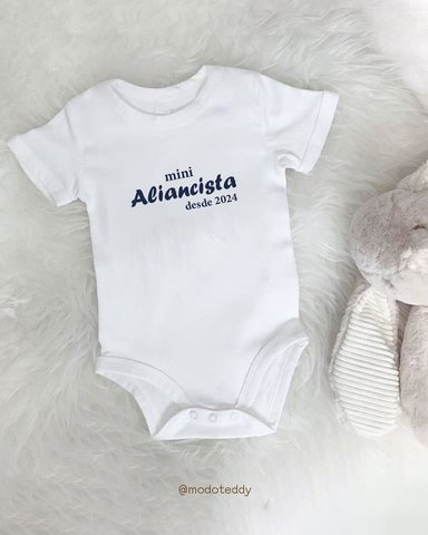 BODY MINI UNISEX MODO TEDDY BLANCO ALIANCISTA DESDE