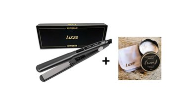 PLANCHA LIZZE CABELLO 250°C EXTREME + KIT LIMPIEZA PULIMENTO LIZZIE TITANIUM
