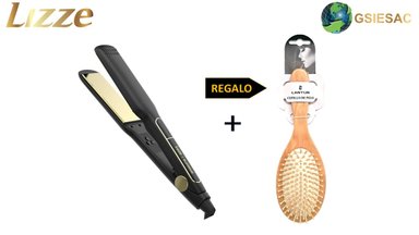 LIZZE PACK PLANCHA PROFESIONAL DE CABELLO SUPREME TOP LINE + REGALO CEPILLO DE CABELLO OVALADO CERDAS DE BAMBU
