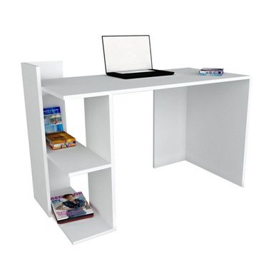 ESCRITORIO STARHOME MAFISTIC 120 CM X 50 CM - BLANCO BLANCO