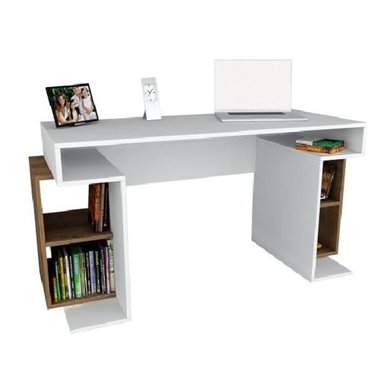 ESCRITORIO STARHOME PLAY 120 CM X 50 CM - BLANCO /BEIGE
