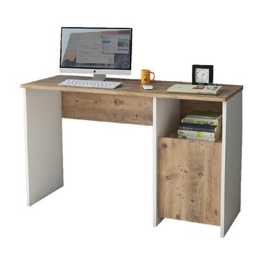 ESCRITORIO STARHOME ALGER 120 CM X 45 CM - BLANCO / BEIGE