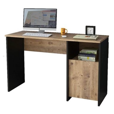 ESCRITORIO STARHOME ALGER 120 CM X 45 CM - NEGRO / BEIGE