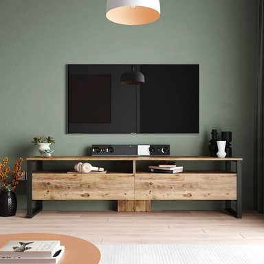 CENTRO DE ENTRETENIMIENTO STARHOME BOLX MUEBLES INDUSTRIAL MULTICOLOR - 1