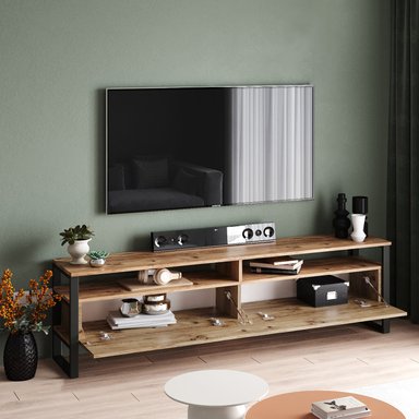 CENTRO DE ENTRETENIMIENTO STARHOME BOLX MUEBLES INDUSTRIAL MULTICOLOR - 2