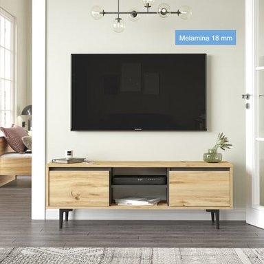 CENTRO DE ENTRETENIMIENTO STARHOME CHELSEA MUEBLES ROBLE 55'