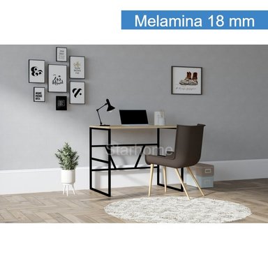 ESCRITORIO STARHOME ESTILO INDUSTRIAL FANSY ROBLE