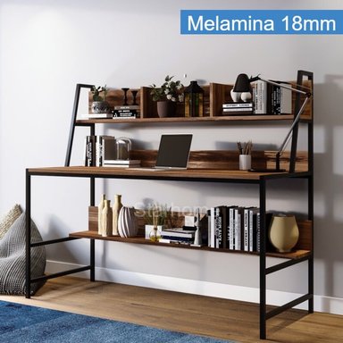 ESCRITORIO STARHOME ESTILO INDUSTRIAL VELEZ CARAMELO