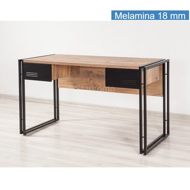 ESCRITORIO STARHOME ESTILO INDUSTRIAL COSMO ROBLE