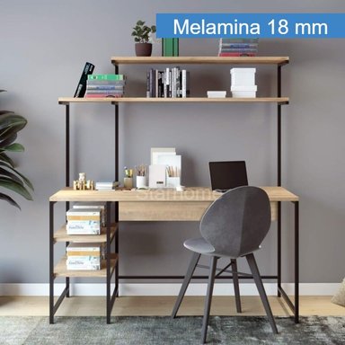 ESCRITORIO STARHOME ESTILO INDUSTRIAL OLIVER ROBLE