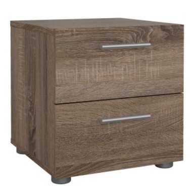 VELADOR MESA DE NOCHE STARHOME NELO MELAMINA 18 MM CON CAJÓN - 1