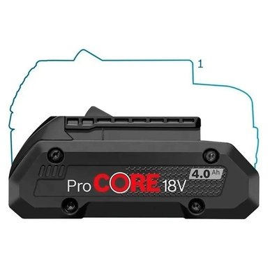 BATERÍA BOSCH PROCORE 18V 4.0 AH - 3