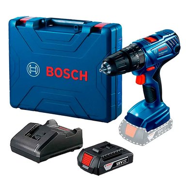 TALADRO PERCUTOR 18V BOSCH GSB 180-LI + BATERÍA + MALETÍN - 1