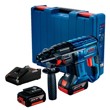 SET DE HERRAMIENTAS BOSCH ROTOMARTILLO GBH 180-LI 18V BRUSHLESS + 2 BATERÍA 4.0 AH