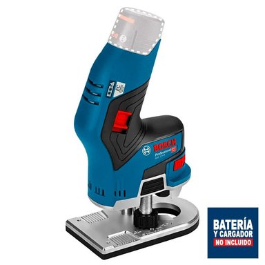 RUTEADORA BOSCH FRESADORA INALAMBRICO GKF 12V 8 BARETOOL SIN BATERÍA NI CARGADOR